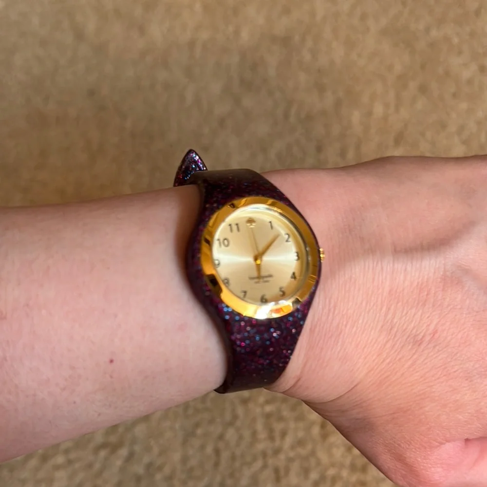 KATE SPADE ♠️ Purple Glitter Watch